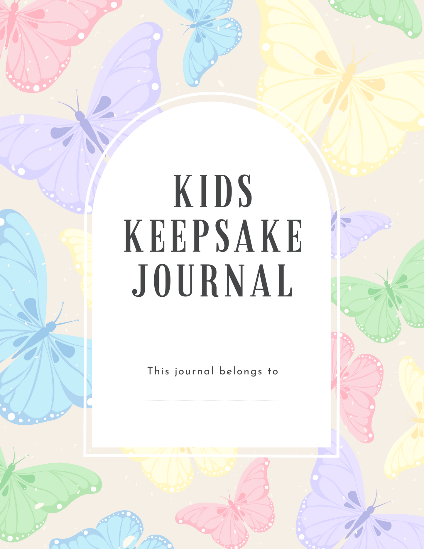 Kids Keepsake Journal